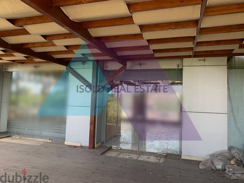 A 200 m2 Decorated ground floor store for rent in Dbaye/Prime Location 2
