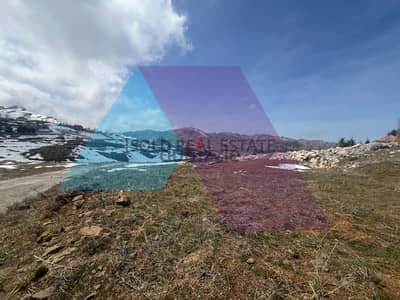 875m2 land + open mountain view for sale in Laklouk - لقلوق