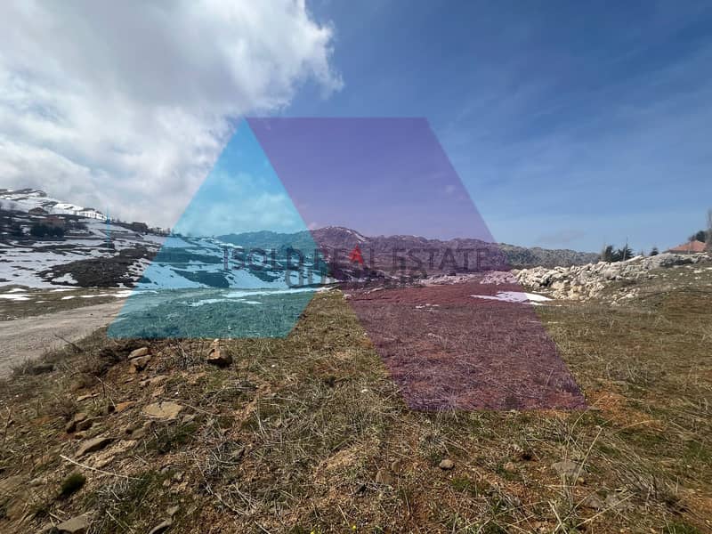 A 875 m2 land having an open mountain view for sale in Laklouk 0