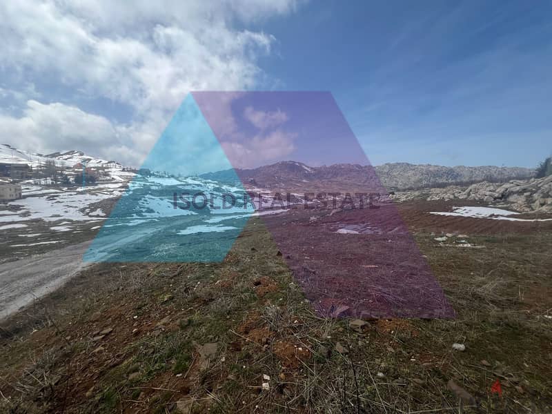 A 875 m2 land having an open mountain view for sale in Laklouk 7