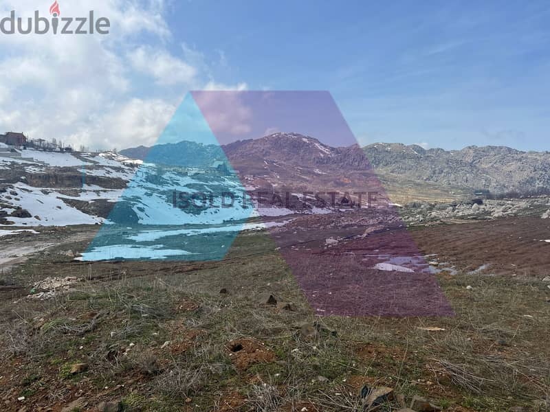 A 875 m2 land having an open mountain view for sale in Laklouk 9