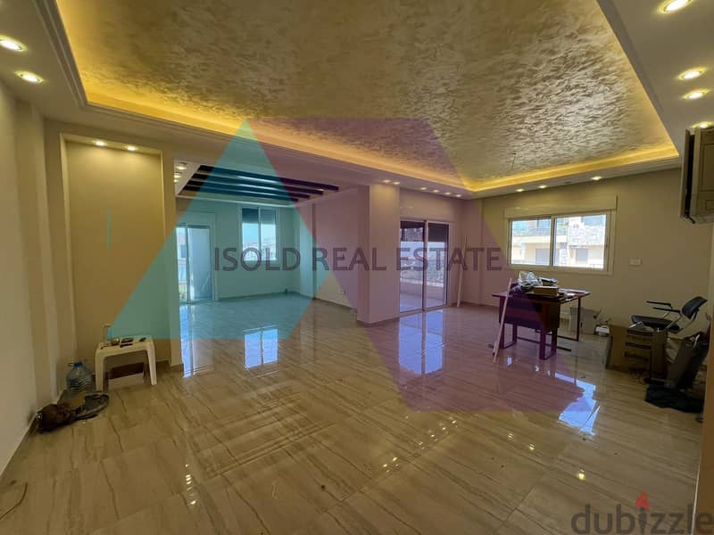 A decorated 185 m2 apartment having partial sea view for sale in Hboub 0