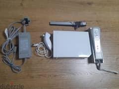 wii console+ sensor bar+power supply+controller+remote for 28$