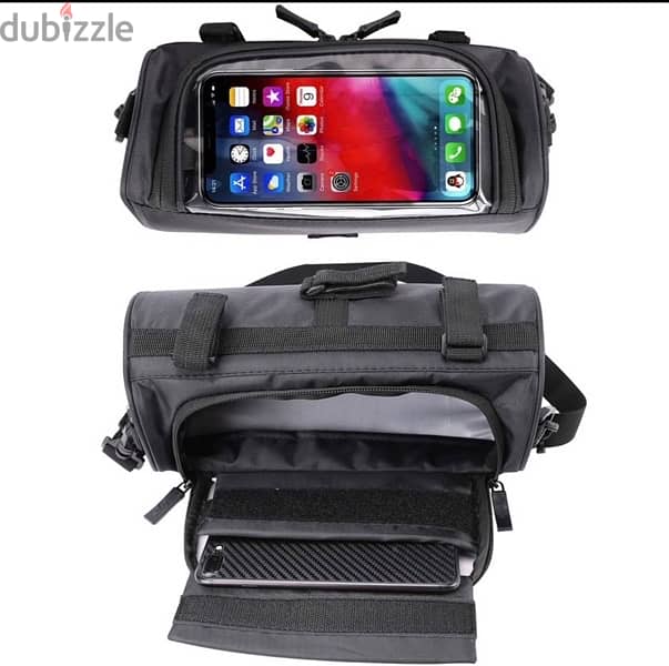 BTR Handlebar Bike Bag with Smartphone Touchscreen Mobile Phone Holder 4