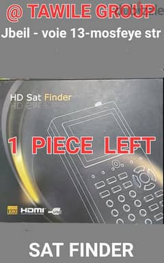 HD Sat finder with lcd display screen