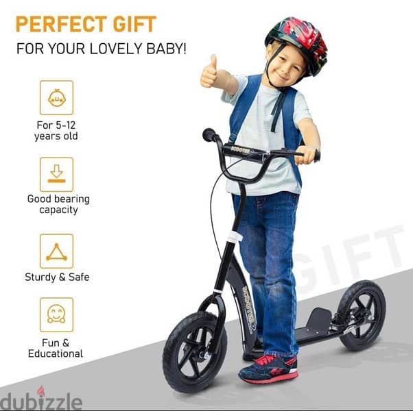 HOMCOM Scooter for children from 5 to 12 years old 0