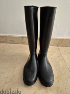 BURBERRY Rain Rubber Boots ORIGINAL 0