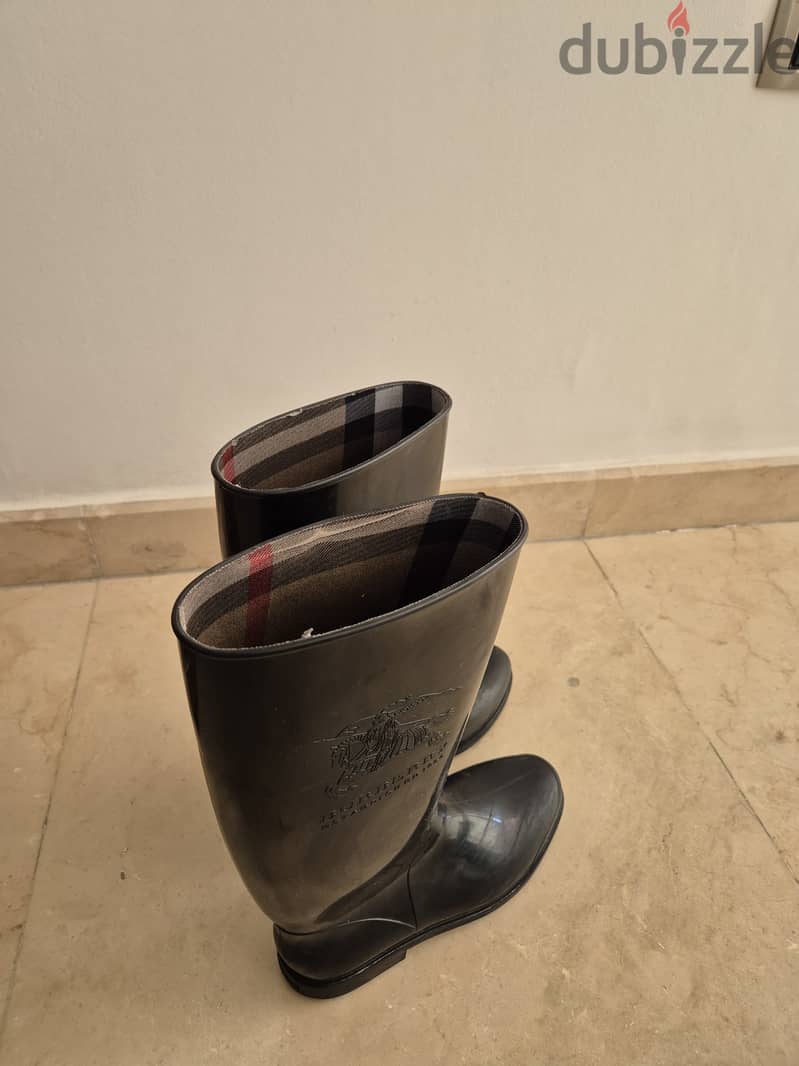 BURBERRY Rain Rubber Boots ORIGINAL 3