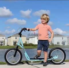 HOMCOM Kick Scooters for Kids with Adjustable Height, Anti-Slip Deck 0
