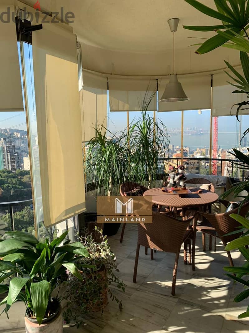 Duplex Rabieh apartment for Sale with Splendid Views | Prime location 5