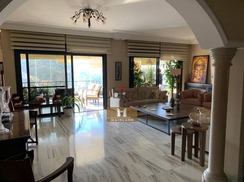 Duplex Rabieh apartment for Sale with Splendid Views | Prime location 6