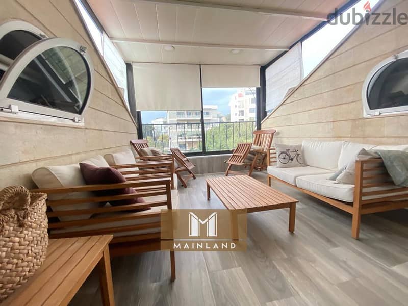 Duplex Rabieh apartment for Sale with Splendid Views | Prime location 3
