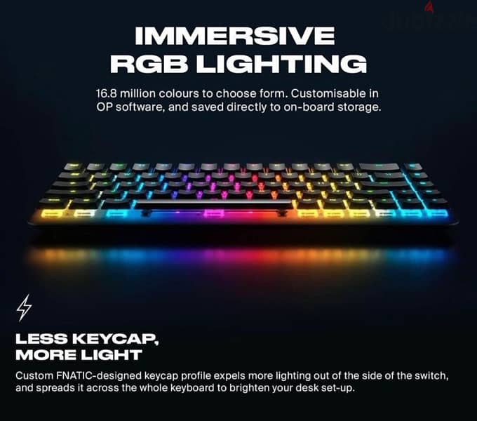 FNATIC STREAK65 - Compact RGB 60 Gaming Mechanical Keyboard 4