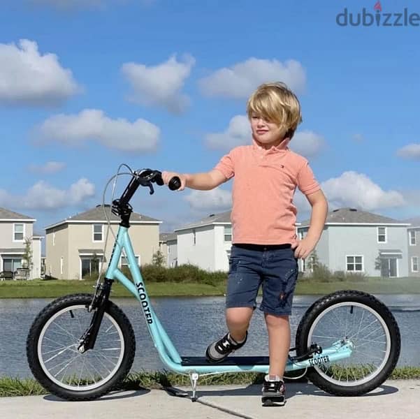 HOMCOM Kick Scooters for Kids with Adjustable Height, Anti-Slip Deck 5