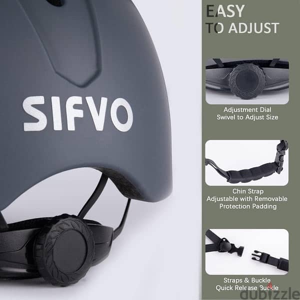 1 x RAW Customer Returns SIFVO Bike Helmet - Stylish Bike Helmet M &w 2