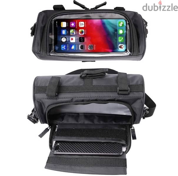 BTR Handlebar Bike Bag with Smartphone Touchscreen Mobile Phone Holder 3