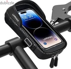 LEMEGO Bike Phone Holder Waterproof, Motorbike Phone Holder 360° Rotat 0