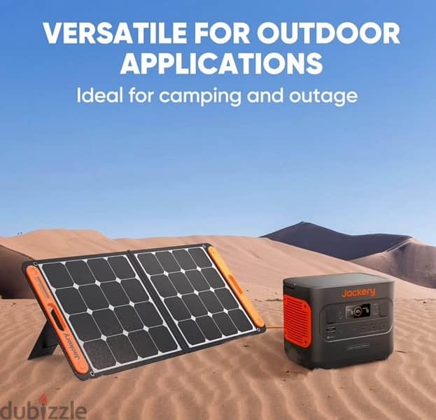 Jackery SolarSaga 100W Portable Solar Panel for Explorer 1