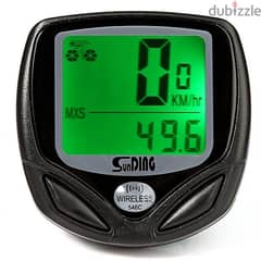 SD – 546 °C Waterproof Wireless LCD Backlight Bike Computer Odometer