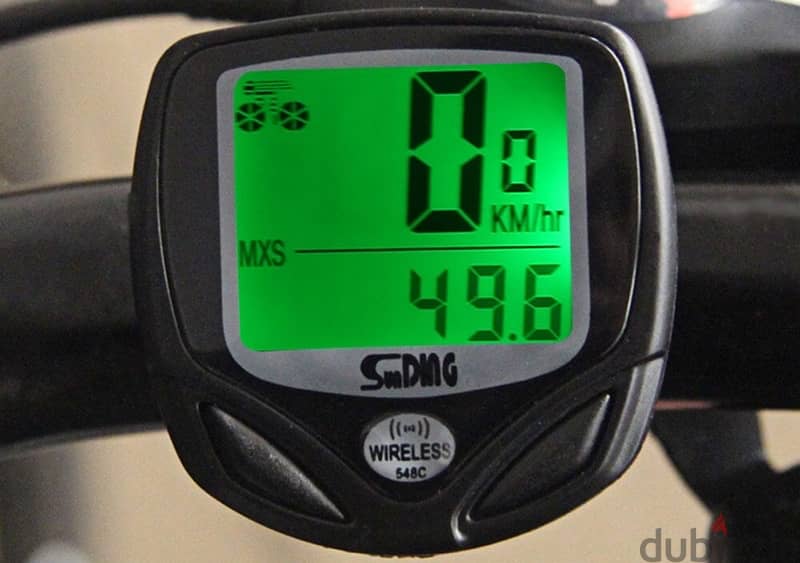 SD – 546 °C Waterproof Wireless LCD Backlight Bike Computer Odometer 2