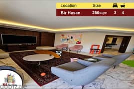 Bir Hasan 260m2 | Luxury Building | Decorated | Premium | PA | 0