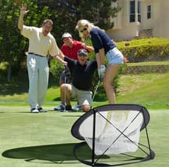 SAPLIZE Golf Chipping Net, Strong Stable Pop Up Golf Target Net 0