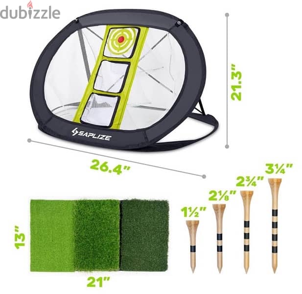 SAPLIZE Golf Chipping Net, Strong Stable Pop Up Golf Target Net 2