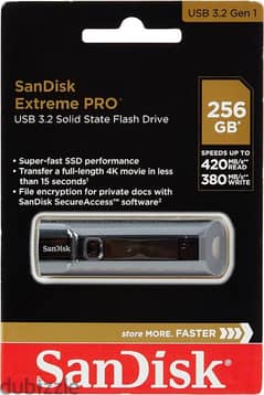 Sandisk Extreme Pro SSD 3.2 256GB USB