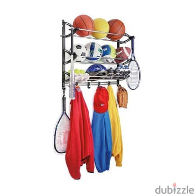 Sports Equipment Storage Wall Mount