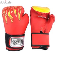 Boxing Leather Training Gloves 0