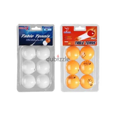 Table Tennis Training Balls Set 6 Pcs