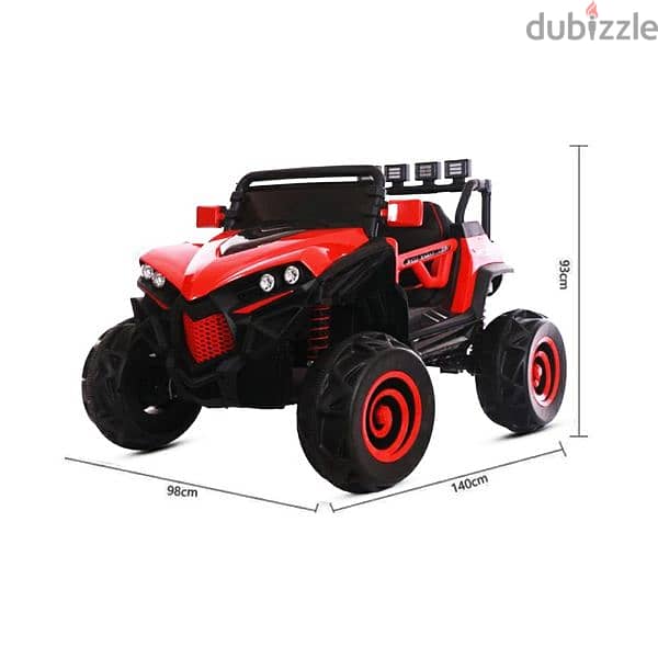 Children 2 Seater 12V7AH Battery Powered Ride On Jeep 1