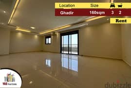 Ghadir 160m2 | Rent | Open View | Luxury | Quiet Street | KA | 0