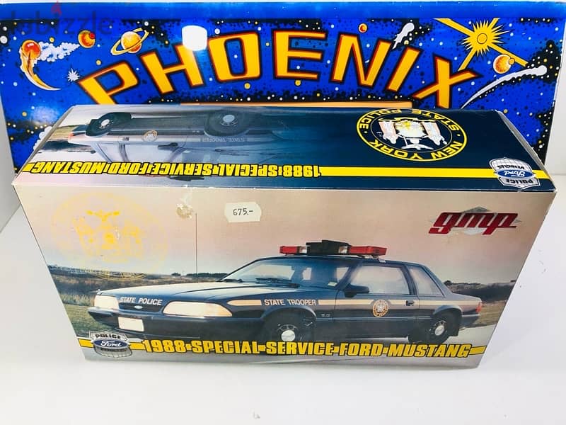 1/18 diecast boxed  Ford Mustang 1988 Magnum 5.0 Litres by GMP Rare 3
