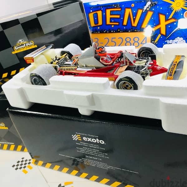 1/18 diecast F1 by Exoto NEW Ferrari 312 T4 Gilles Villeneuve #12 1