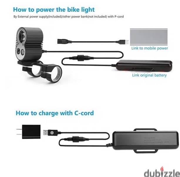 Bike Headlight, Vive Comb 1600 Lumens Bike Light 3
