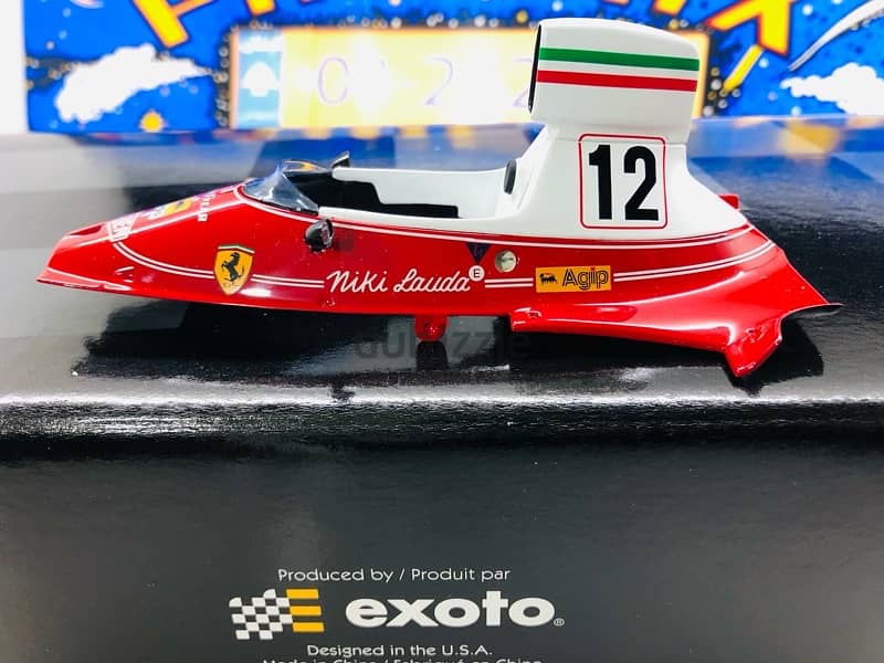 1/18 diecast Exoto F1 Ferrari 312T #12 Niky Lauda 1975 NEW in box 1