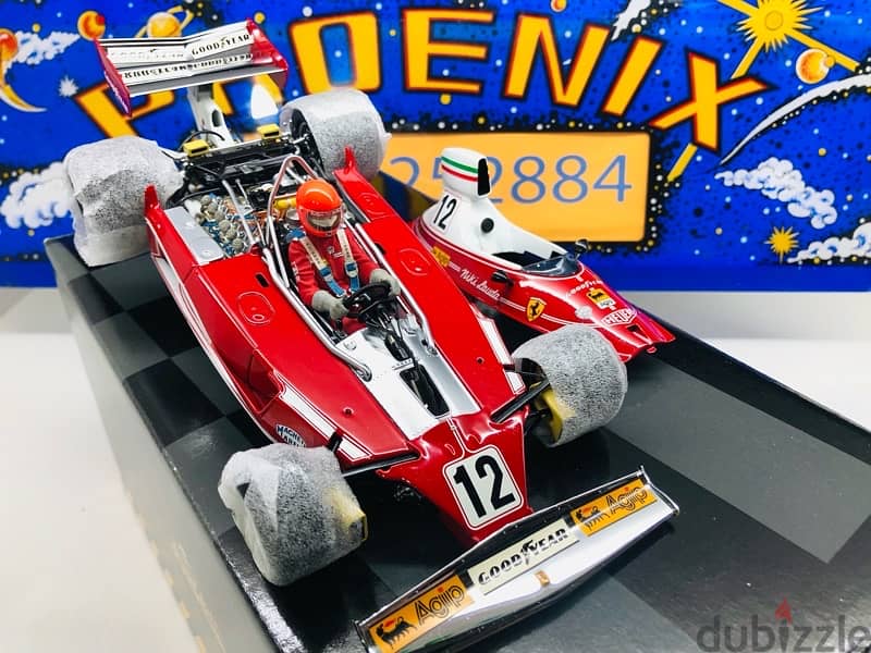 1/18 diecast Exoto F1 Ferrari 312T #12 Niky Lauda 1975 NEW in box 6