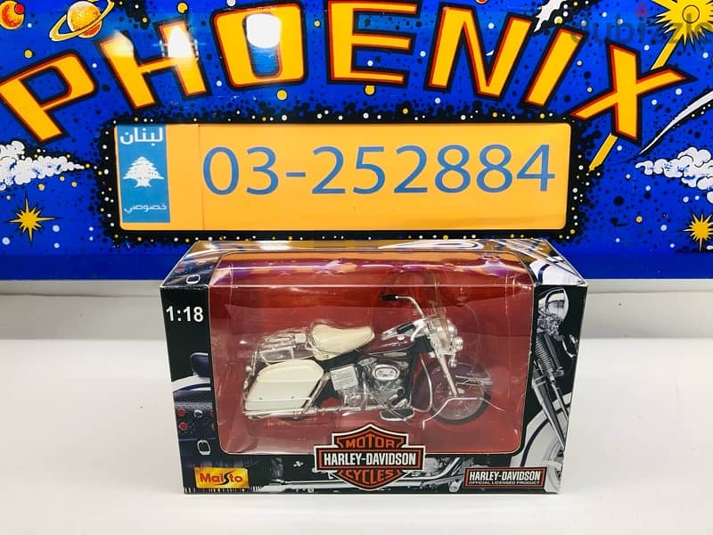 1/18 diecast Harley Davidson Boxed FLH Electra Glide 1968 (Series #18) 3