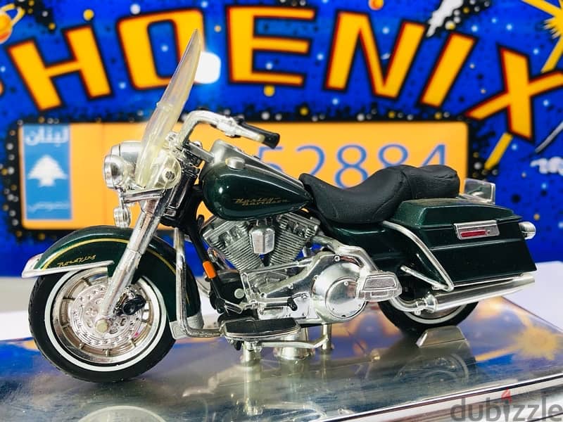 1/18 diecast motorcycle Harley Davidso FLHR Road King (Series #1) RARE 2