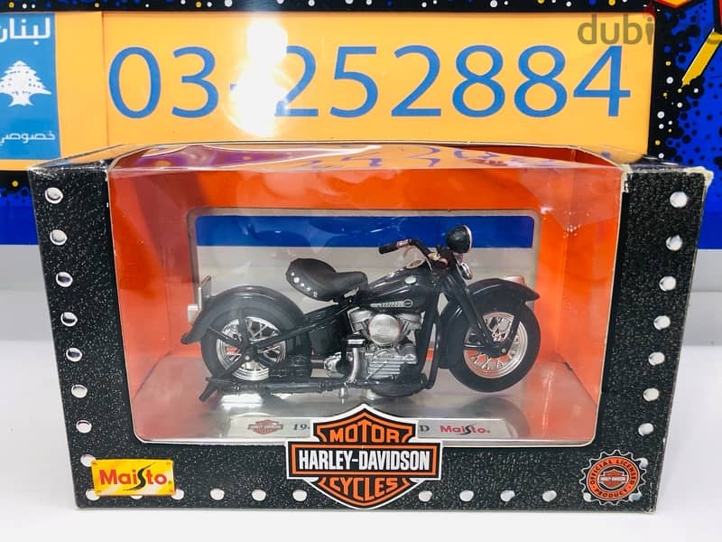 1/18 diecast motorcycle Harley Davidson FL Panhead 1948 (Series #27) 3