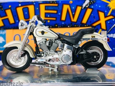 1/18 diecast motorcycle Harley Davidson FLSTF Fat Boy (Series #10)