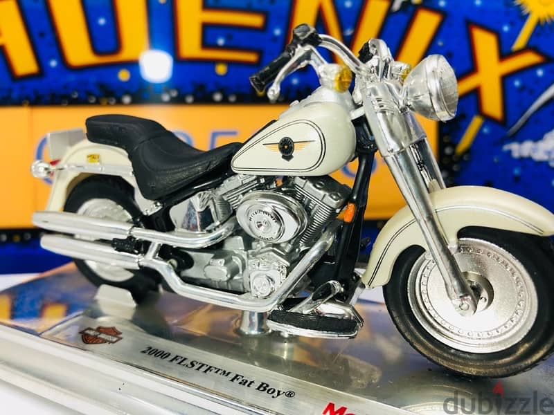 1/18 diecast motorcycle Harley Davidson FLSTF Fat Boy (Series #10) 2