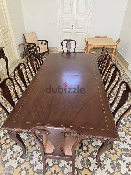 Carved dining table 9