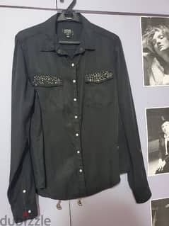 Black Shirt size M ( Lozan ماركة )