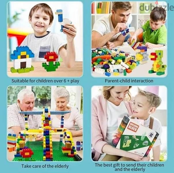 Classic Bricks Compatible With Lego Baseplate, 399 Pieces High Bulk 3