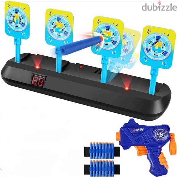 Shooting Target Toys for Nerf Guns - Electronic Auto Reset Digital 3