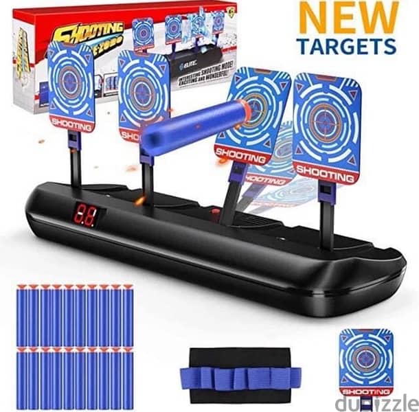 Shooting Target Toys for Nerf Guns - Electronic Auto Reset Digital 4