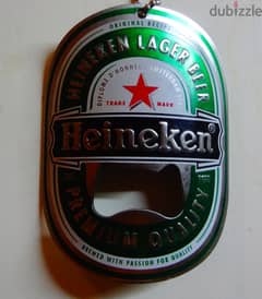 Heineken promotionnal metal bottle cap opener