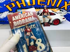 1/18 diecast Resin figure (Cowboy Girl) American Diorama NEW BOXED 0